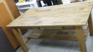 書斎家具屋 ダイニングテーブル ナラ無垢材テーブル W180cm 楢材 下村